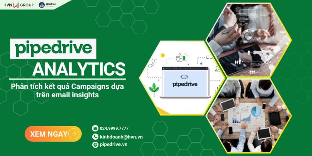 pipedrive analytics campaigns với email insights