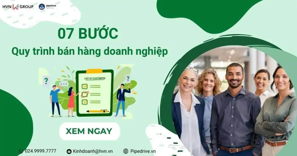 07 bước quan trọng trong quy trình bán hàng của doanh nghiệp 2 07 bước quy trình bán hàng của doanh nghiệp